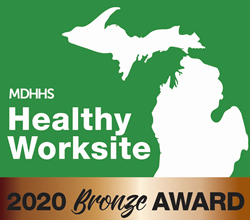 MDHHS Healthy Worksite 2020 Bronze Award